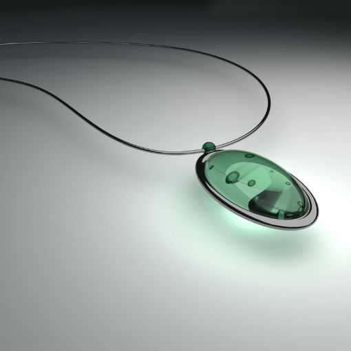 תמונה של Elegant Gemstone Necklace (rental)
