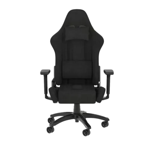 תמונה של כיסא גיימינג בד CORSAIR TC100 Fabric Black – שחור